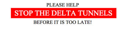 stop the delta tunnels